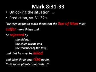 The Conflicting Snapshots Of Our Lives – A Sermon On Mark 8:31-38 –  Interrupting the Silence