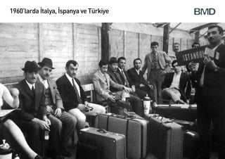 1960’larda İtalya, İspanya ve Türkiye
 