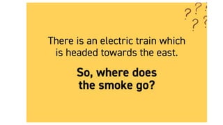 • Today’s Plan:
• Finish your survey.
• Learn how to use the survey information.
• Work on your presentation.
• Final is NEXT WEEK.
Riddle
 