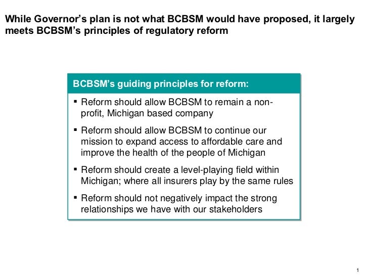 Presented to the Michigan Senate Insurance Committee