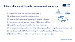 Ecosystem based approach to fisheries management | PPTX