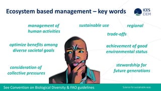 Ecosystem based management: why try to herd cats? | PPTX