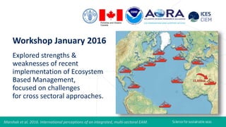 knowledge for ecosystem based management | PPTX