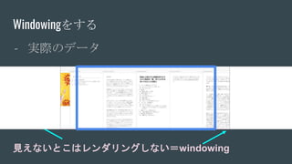 - gHΥǩ`
Windowing򤹤
ҊʤȤϥ󥰤ʤwindowing
 