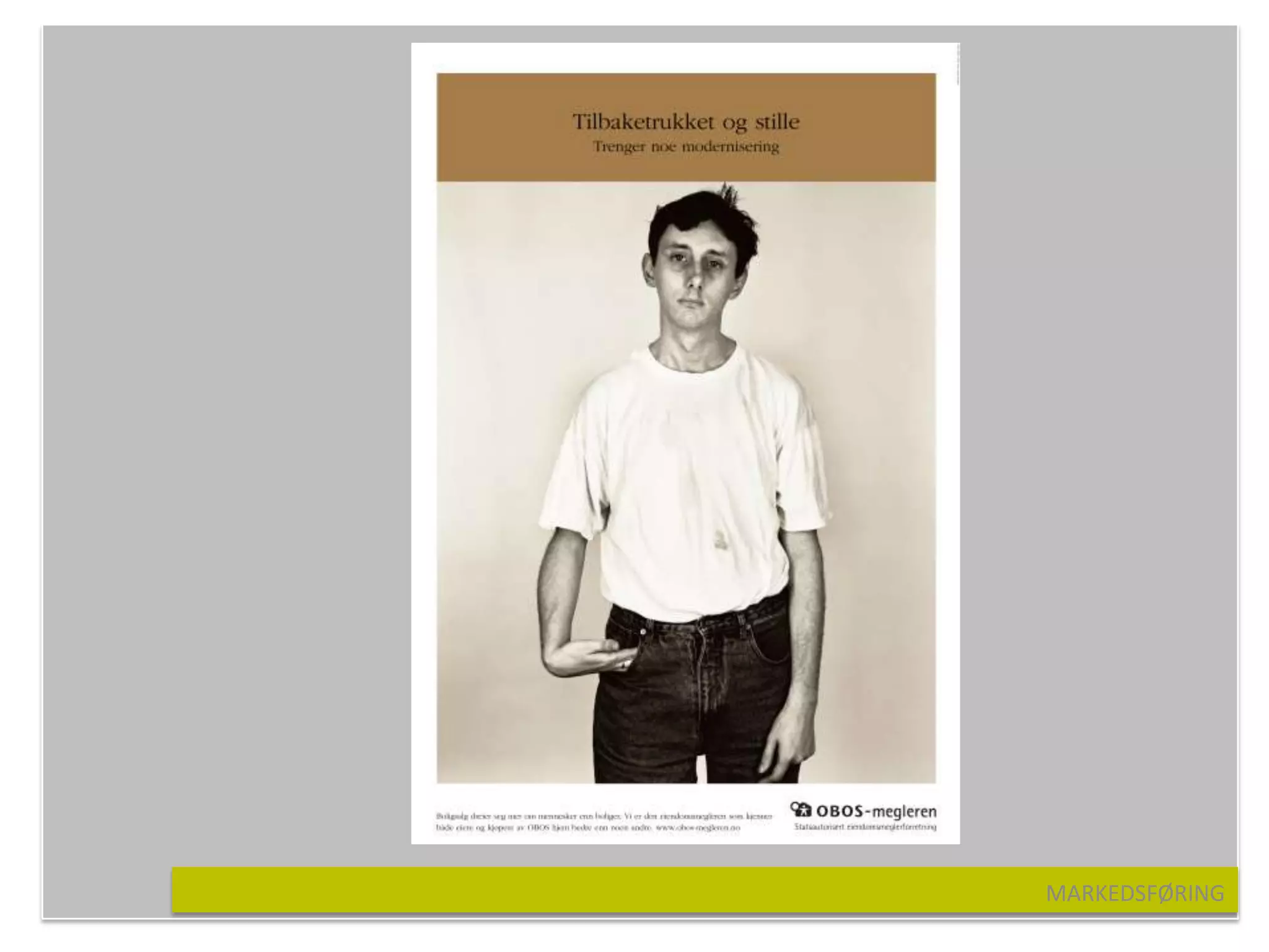 MARKEDSFØRING
 