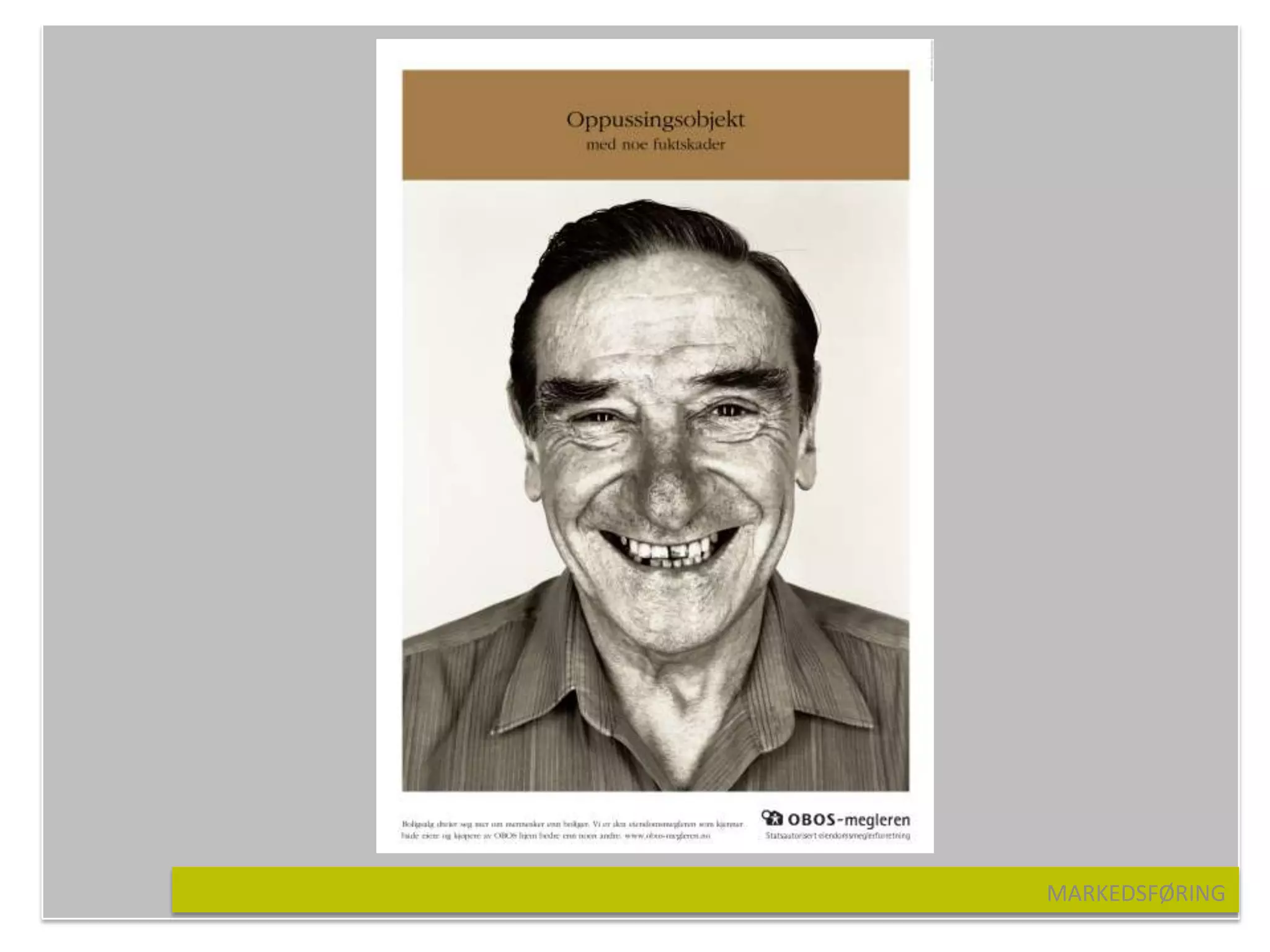 MARKEDSFØRING
 