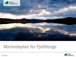 Markedsplan for FjellNorge 09.07.09 