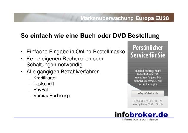 Markenüberwachung Europa EU28 - Ähnlichkeitsüberwachung in ...