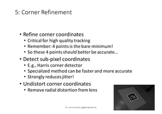 A Short Introduction to Computer Vision-based Marker Tracking | PDF
