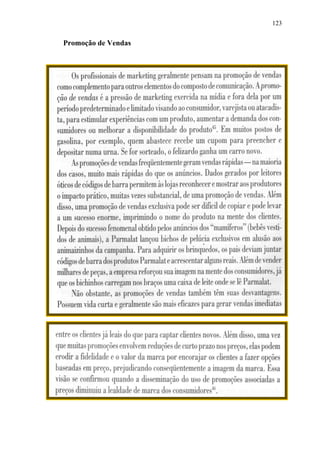 123
Promoção de Vendas
 