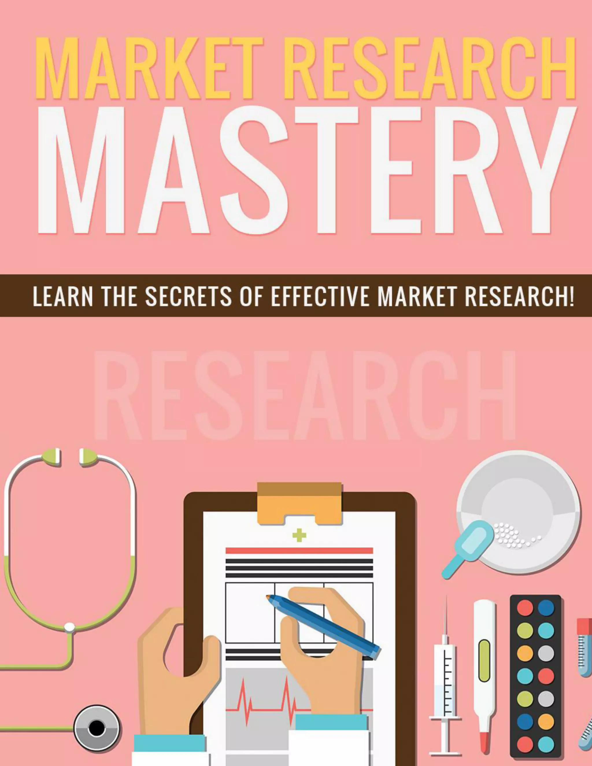Market Research Guide What Can Market Research Do PDF
