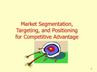 Market Segmentation, Targeting, and Positioning for Competitive Advantage 