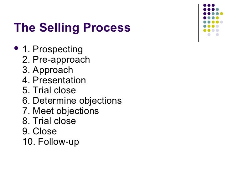 sales cycle steps