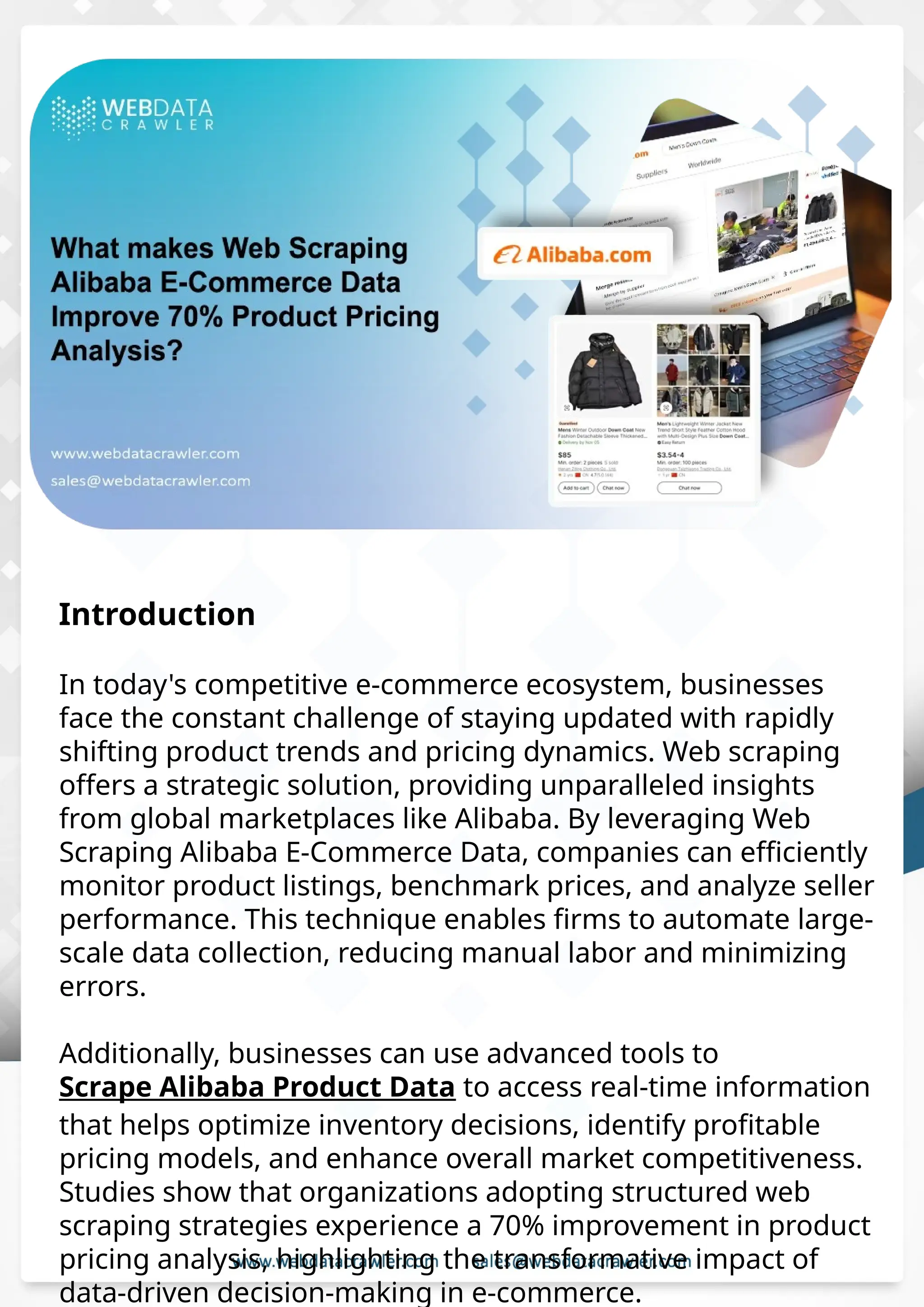 Market Analytics via Web Scraping Alibaba E Commerce Data pptx Market Analytics via Web Scraping Alibaba E Commerce Data pptx