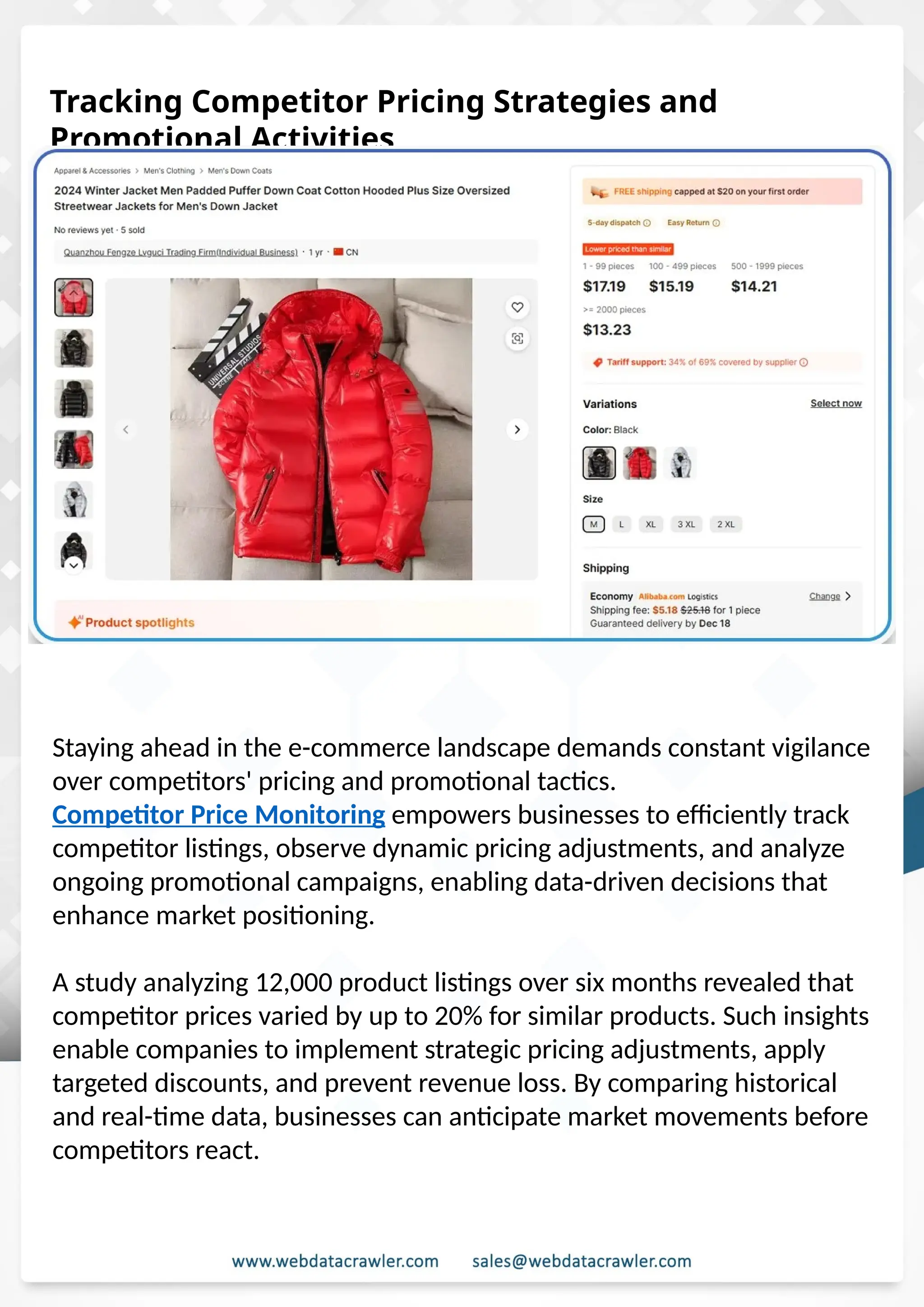 Market Analytics via Web Scraping Alibaba E Commerce Data pptx Market Analytics via Web Scraping Alibaba E Commerce Data pptx