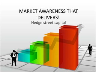 MARKET AWARENESS THAT
DELIVERS!
Hedge street capital
 