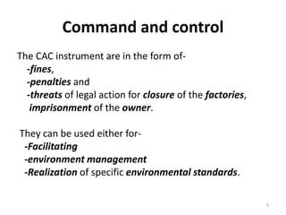 Market based instrument for pollution control | PPTX