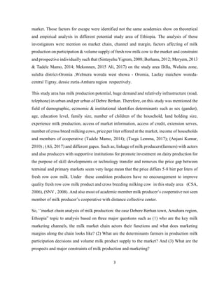 Market chain analysis of milk production 5 final | PDF