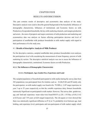 Market chain analysis of milk production 5 final | PDF