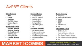 2022 Market-Comms Credential : Communication Consultant / PR Agency Slide 66