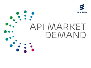 API Market
Demand
 