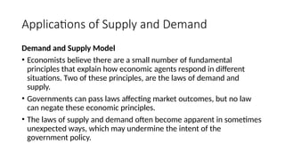 law of demand and supply microeconomics Images High... MARKET EQUILIBRIM and it's application s.pptx