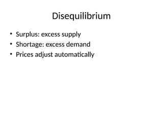 Understanding Market Equilibrium: Price, Supply, and Demand Dynamics | PPTX