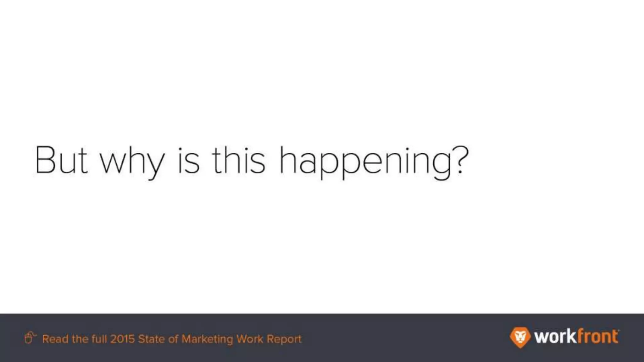 But why is this happening?
 