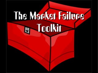 Market failure toolkit