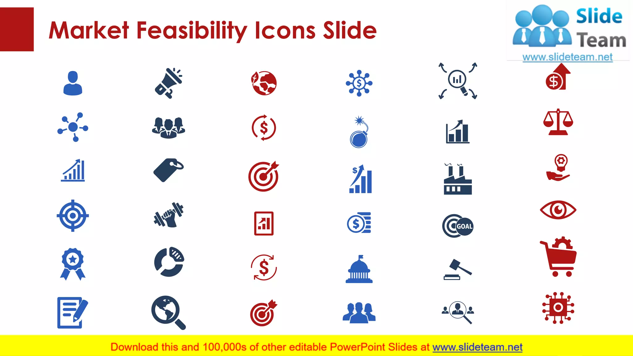 Market Feasibility Icons Slide
29
This slide is 100% editable. Adapt it to your needs and capture your audience's attention.
 