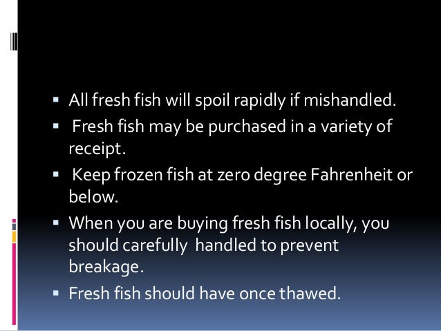 Market form of fish