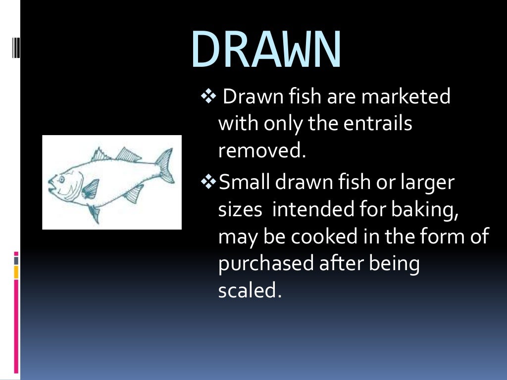 Market form of fish