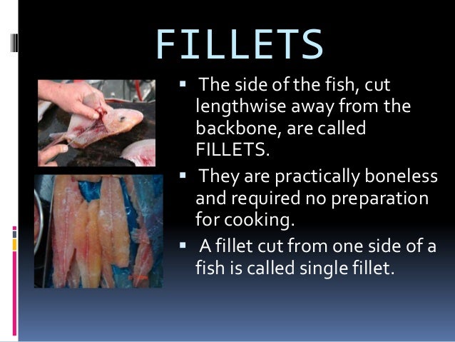 Market form of fish