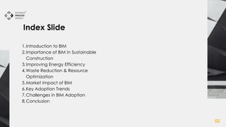 Market Impacts and Adoption Trends of BIM in Sustainable Construction | PDF