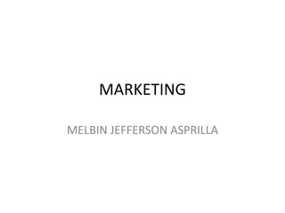 MARKETING MELBIN JEFFERSON ASPRILLA 