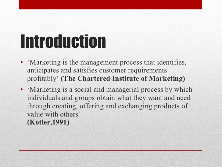 what is the fundamental of marketing