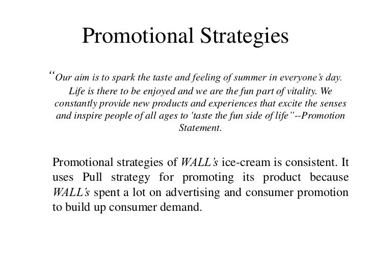 promotional strategies