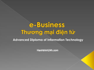 Advanced Diploma of Information Technology
 