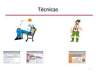 Técnicas
56
 