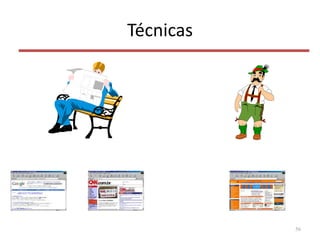 Técnicas
56
 
