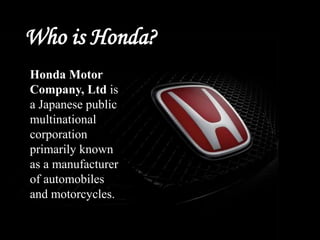 Comparison Between Toyota and Honda