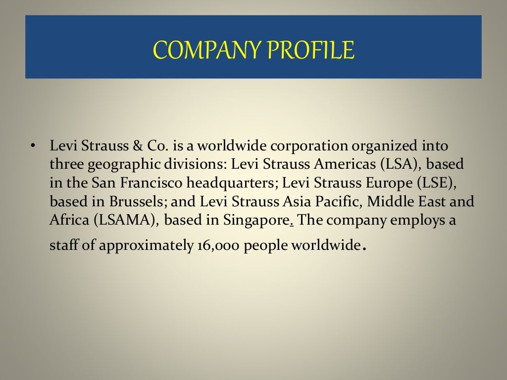 Levis swot analysis ppt image