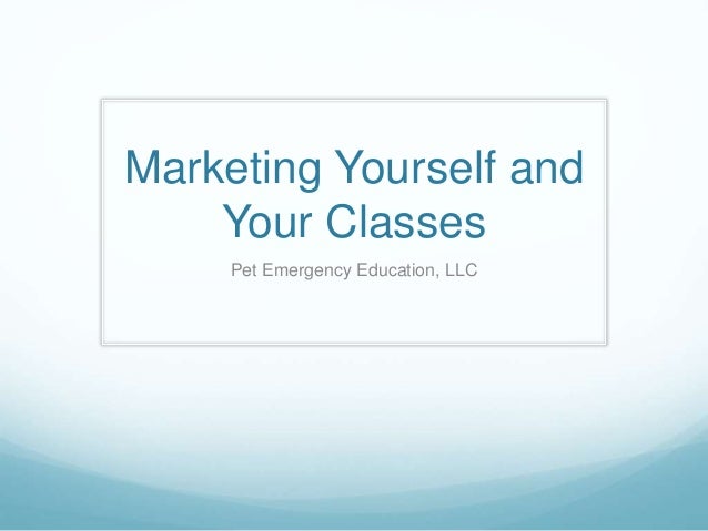marketing yourself marketing yourself