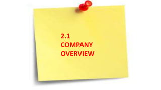 2.1
COMPANY
OVERVIEW
 