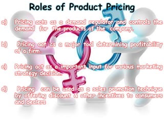 Roles of Product Pricing
 
