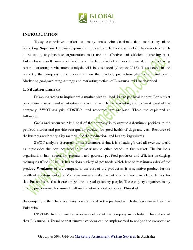 Marketing assignment sample pdf image