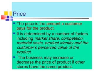 Marketing pricing