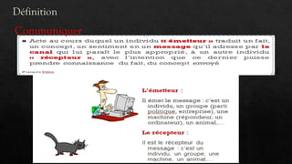 Définition
Communiquer
 