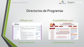 Marketing de Afiliación

Directorios de Programas
Afiliado.com

Guiadelafiliado.com

http://www.afiliado.com/

http://www.guiadelafiliado.com/

 