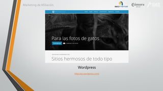Marketing de Afiliación

Wordpress
http://es.wordpress.com/

 